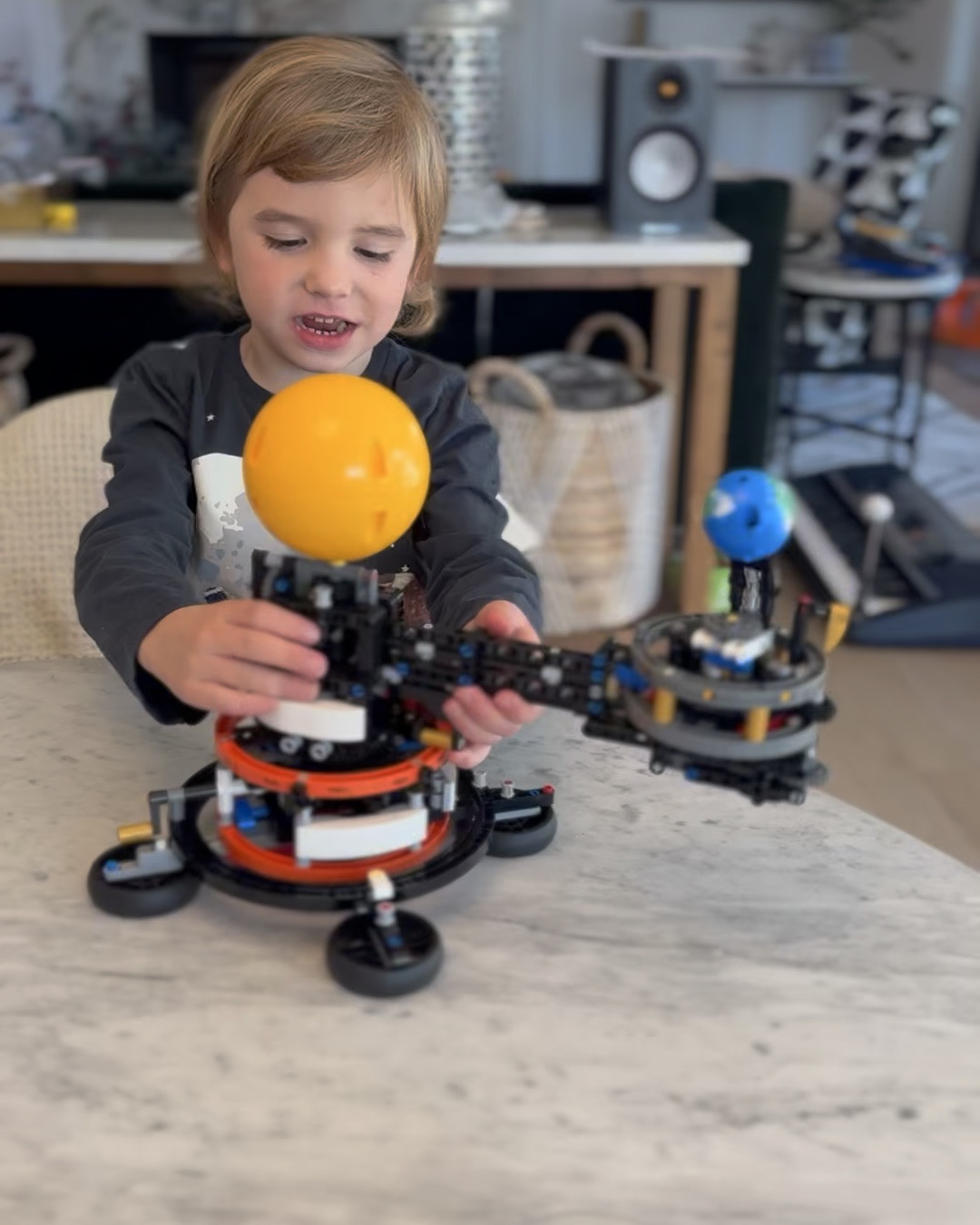 Planet earth and moon orbit for any space + LEGO fans. Also makes a great fun family activity to do!

#Legos

#LTKKids #LTKFamily