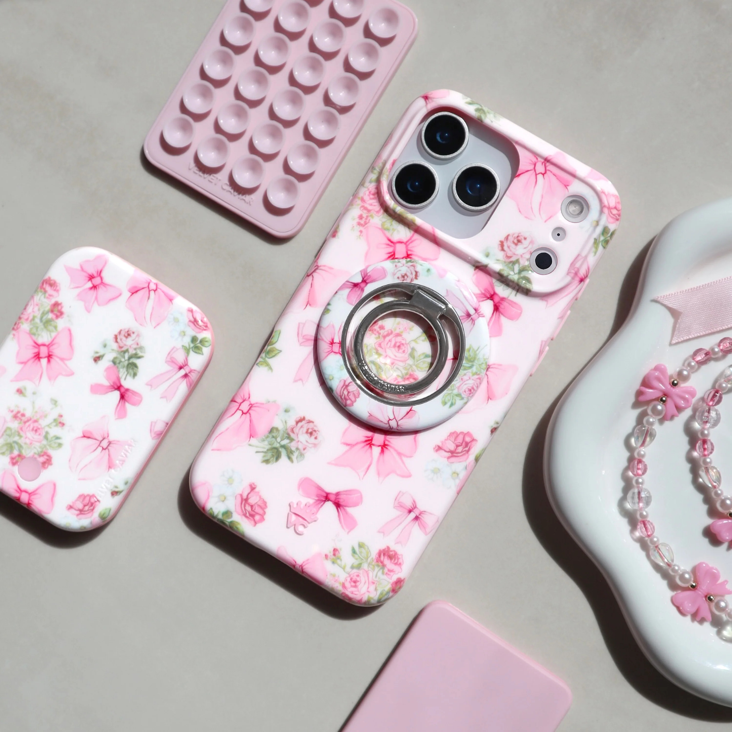Posie Pink Bow iPhone Case | Velvet Caviar
