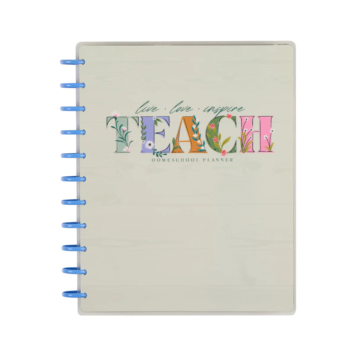 2025–2026 Homeschool Heart Customizable Planner - Big Homeschool Layout - 12 Months | Happy Planner