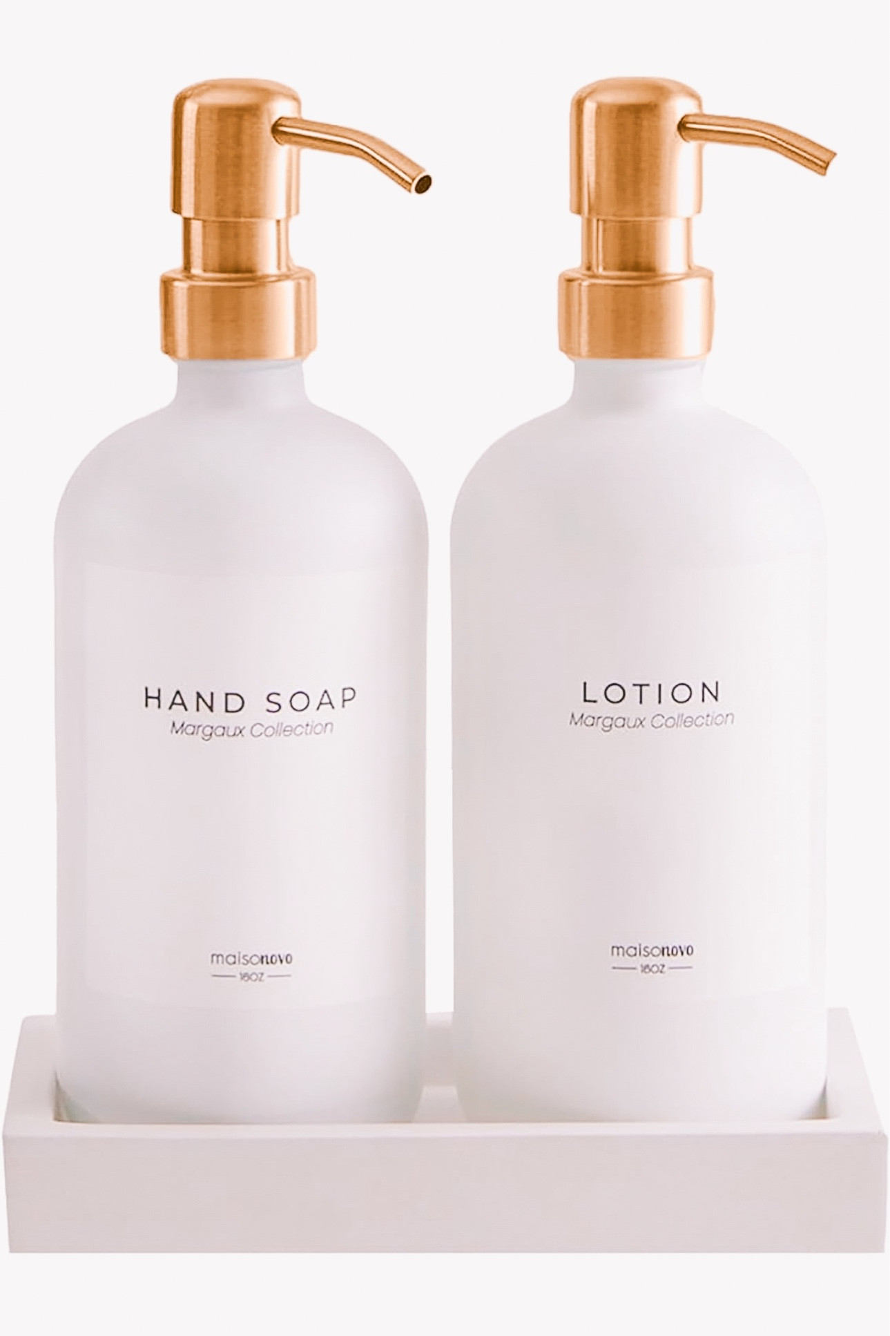 MaisoNovo Glass Soap Dispenser with Pump | Vintage Bathroom and Kitchen Soap Dispenser Set with Dish Soap, Hand Soap, Lotion Waterproof Labels | White Bottles Gold Pumps - Set of 2; kitchen must-haves; bathroom must-haves; IrisElizabeth 

#LTKCyberWeek #LTKfindsunder50 #LTKhome