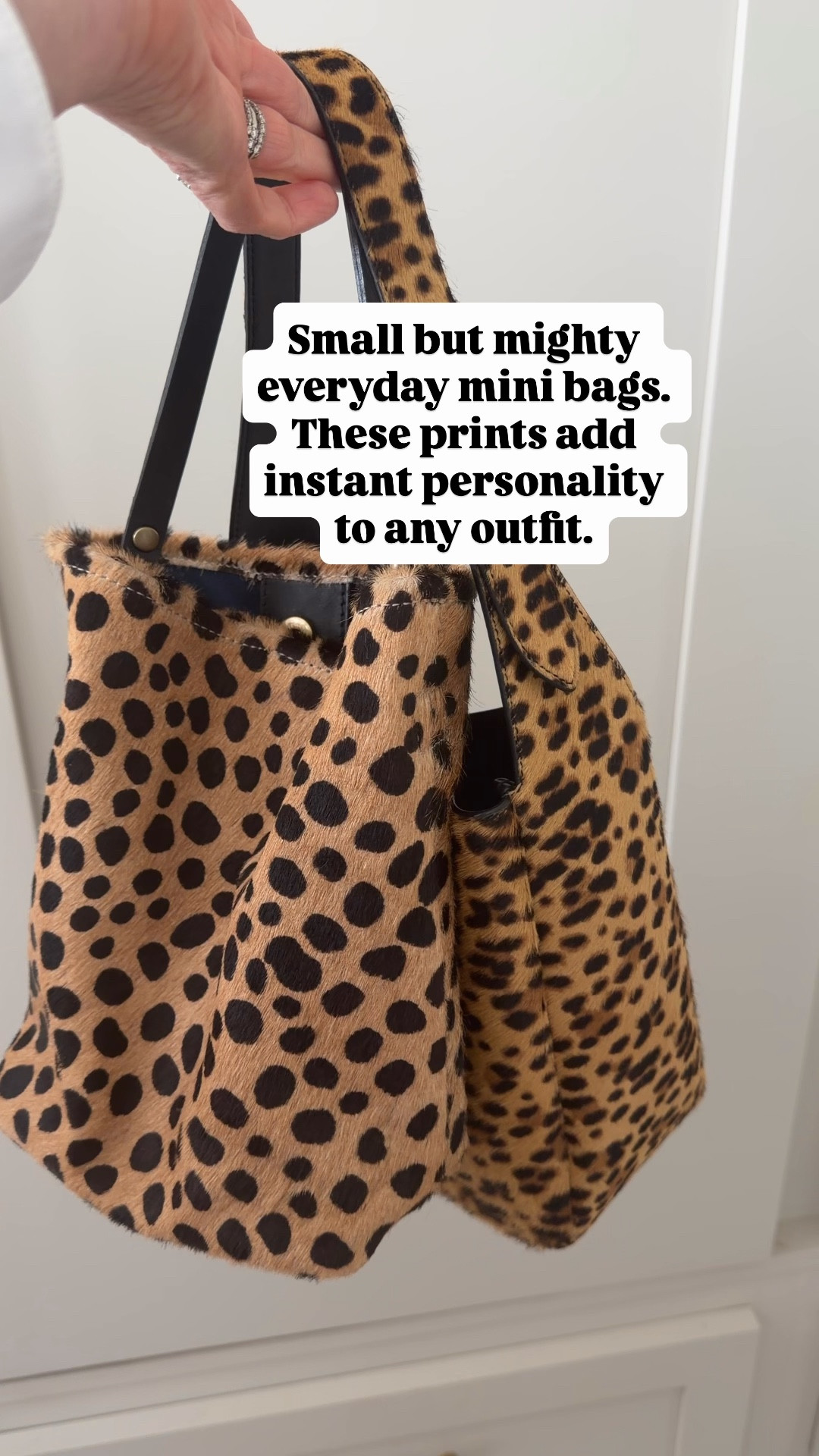 I bought the dotted bag because it’s timeless, and Randy bought me the iconic leopard print YSL bag for our anniversary 
Love both! 

#LTKOver40