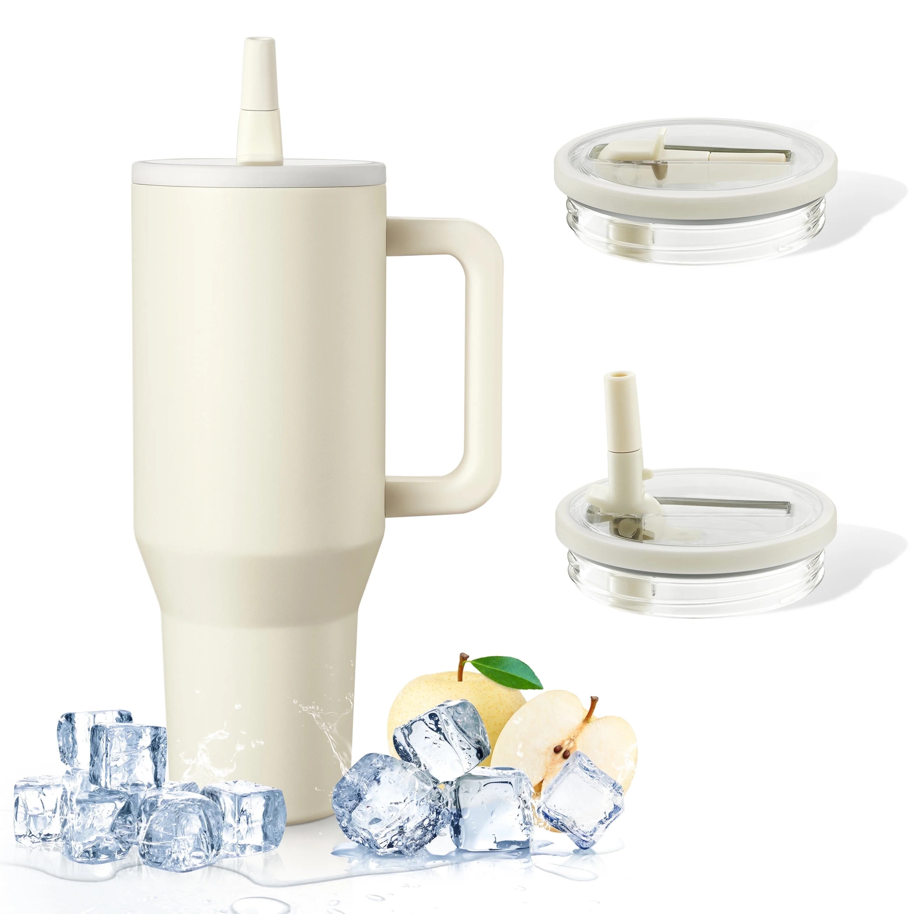 Coliware Vaso Grande de Crema con Aislamiento Al Vacío y Tapa de 40 Oz, Botella de Agua Reutiliz... | Walmart (US)