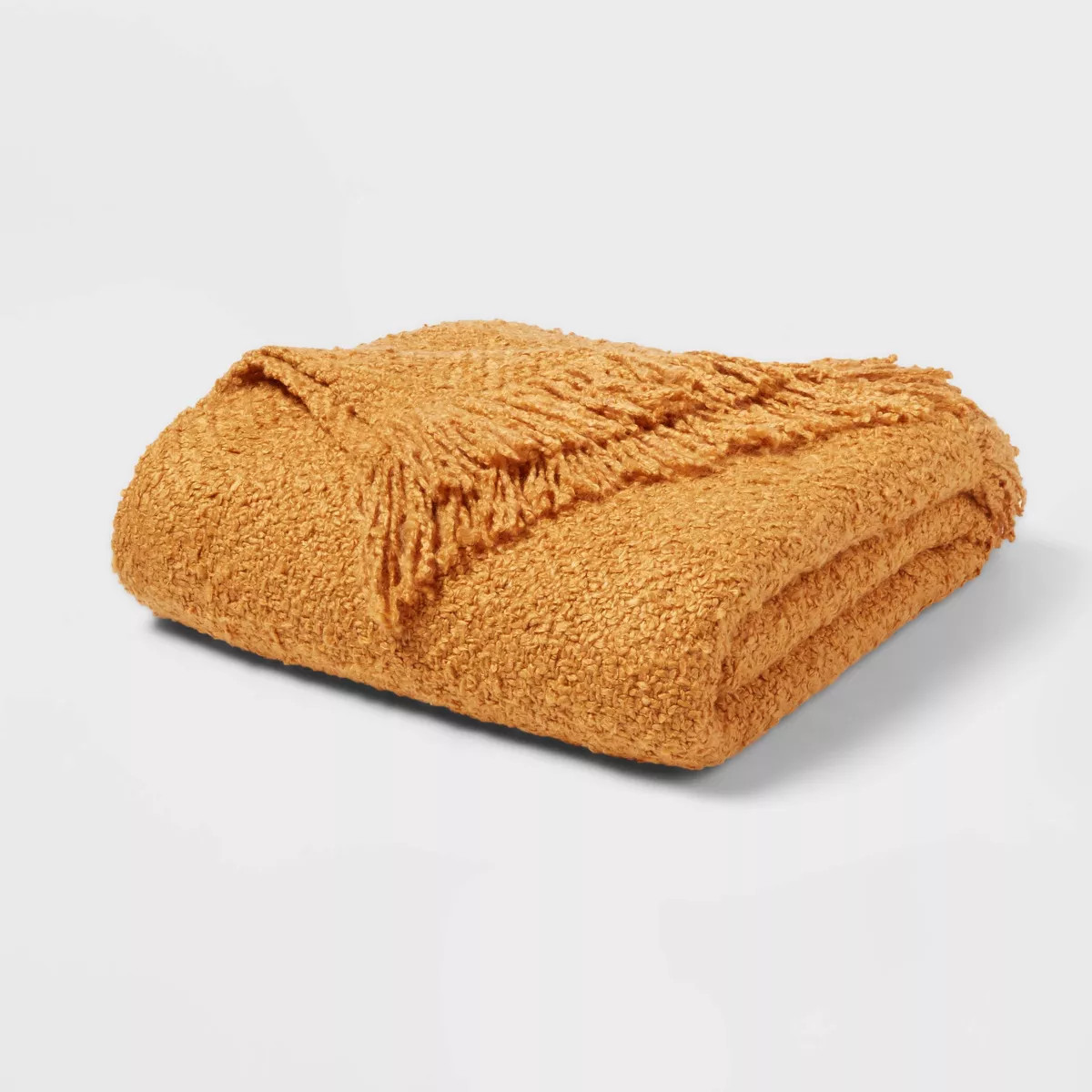 Fringed Boucle Bed Throw - Threshold™ | Target