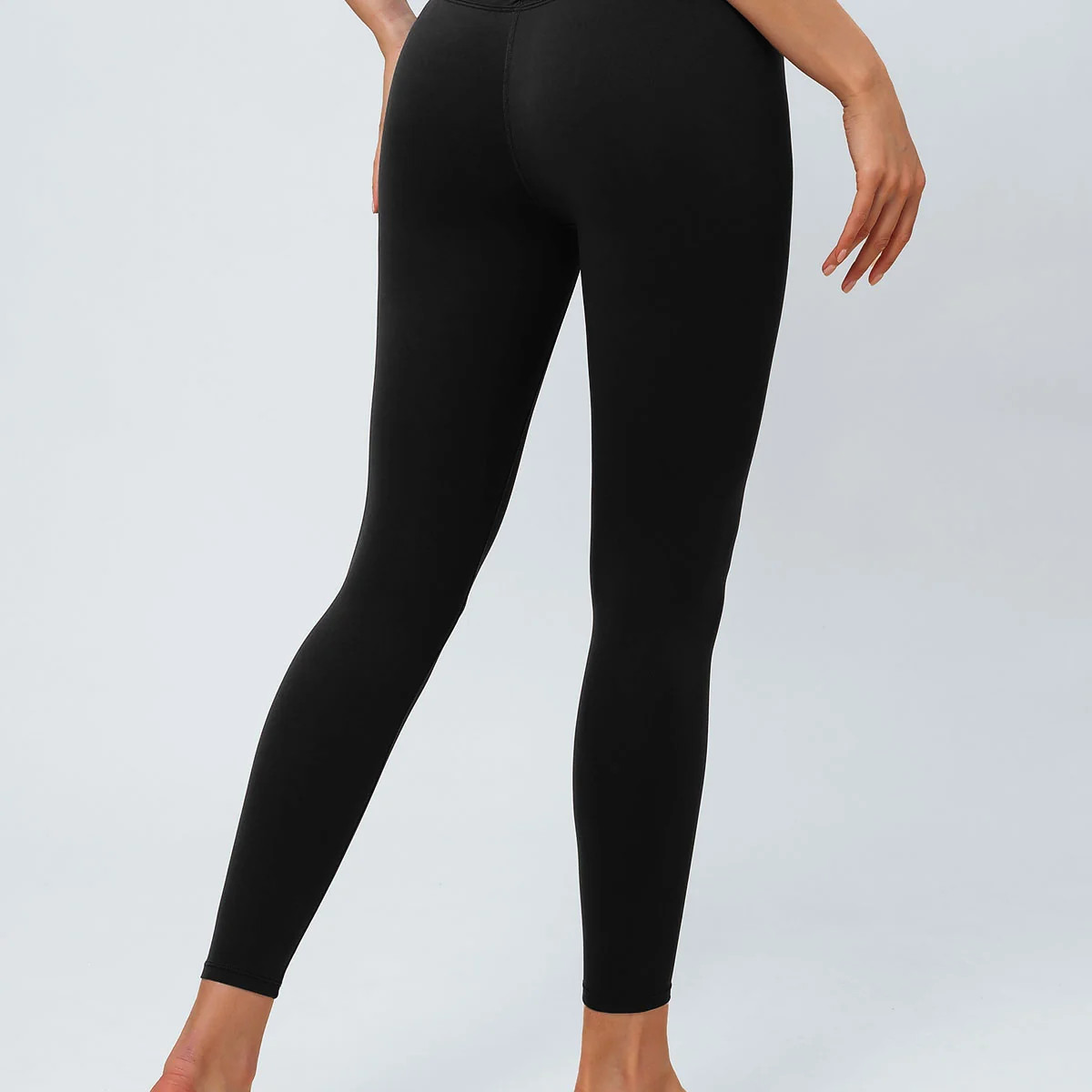 Black Cut Out Leggings 24 & Reviews - Dark Coffee,Purple,Khaki,Red,Black - Sustainable Yoga Botto... | BERLOOK