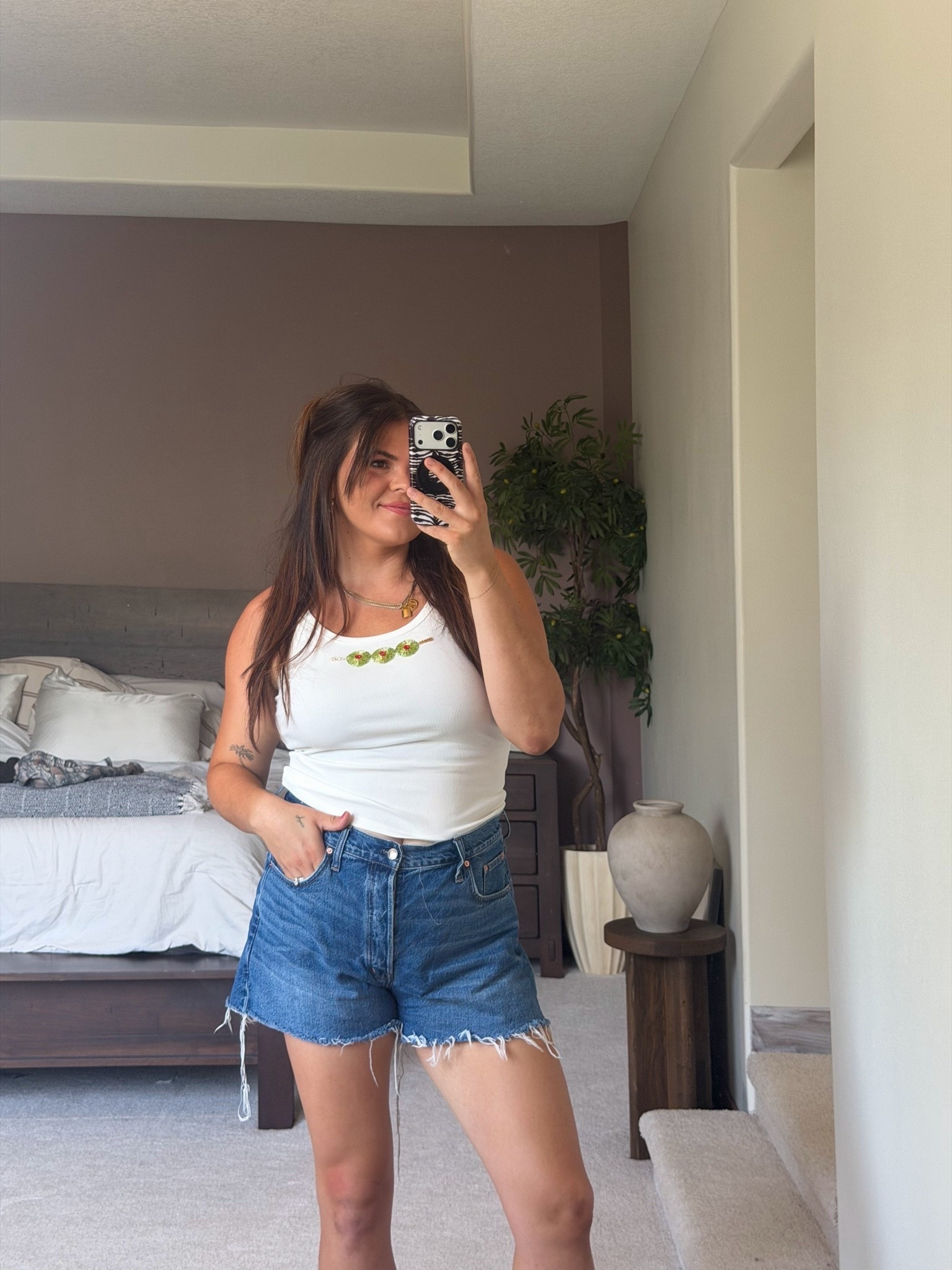 Summer outfit - wearing this to the state fair today!! 

Embroidered tank top from Amazon large
Denim Shorts from Abercrombie size 14/32

Midsize, size 12, size 14, mom style, curvy outfit, thick tummy approved

#LTKootd #LTKgrwm #LTKmomlife