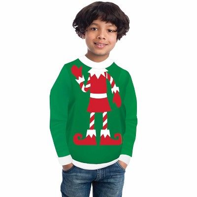 Forum Novelties Red Elf Sweater Child Costume | Target