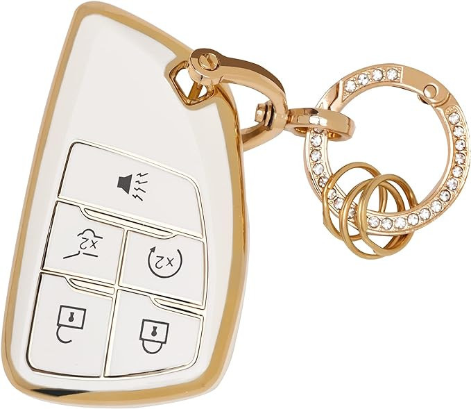 for Chevy Silverado Key Fob Cover - Soft TPU Key Fob Case Shell Cover Holder Protector for 2022 2... | Amazon (US)