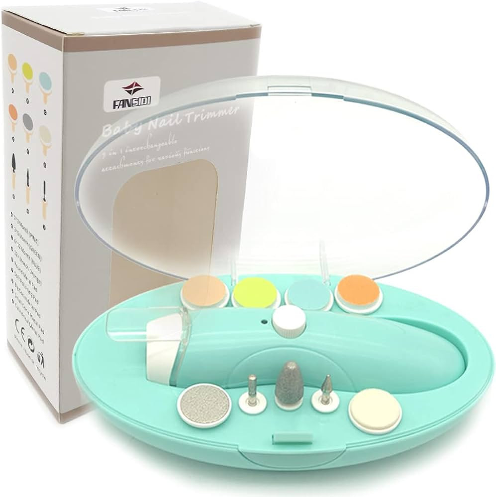 Rechargeable Baby Nail File, Fansidi Electric Baby Nail Trimmer for Newborn Infant or Toddler Toe... | Amazon (US)