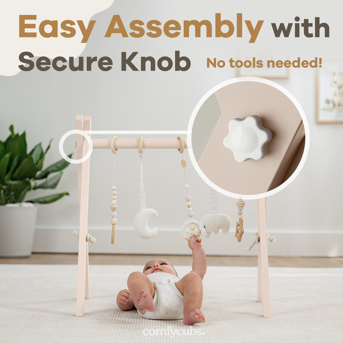 Comfy Cubs Wooden Baby Play Gym Set | Nordstrom | Nordstrom