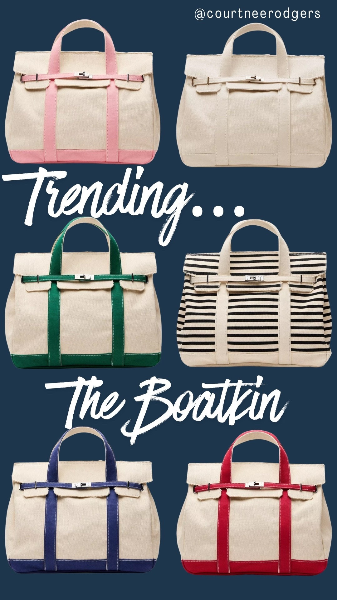 Trending…the boatkin 🚤 currently 25% OFF / TWO SIZES AVAILABLE!!

Spring outfits, spring handbags, vacation style 

#LTKmomlife #LTKootd #LTKSaleAlert