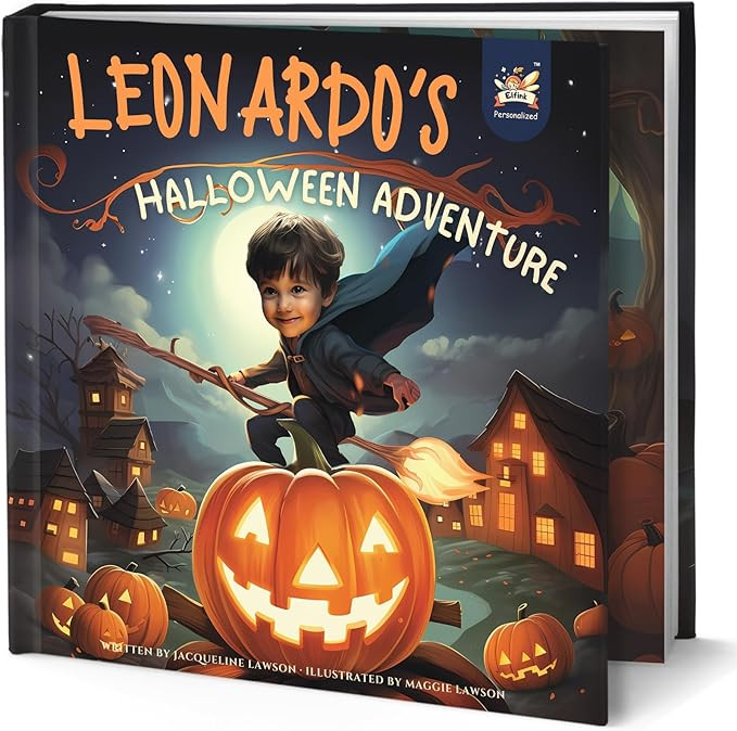 ELFINK Personalized Children Story Books - Halloween Adventure - Customized Name & Photo - Baby G... | Amazon (US)