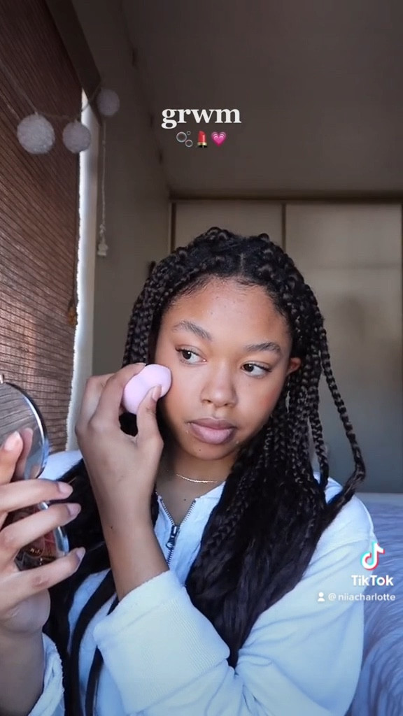 natural makeup look. cream highlighter. cream blush. elf halo glow filter. 

#LTKunder50 #LTKFind #LTKbeauty