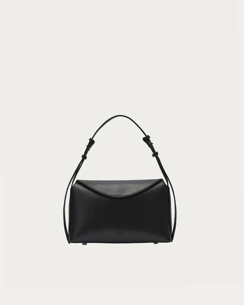 Hudson Bag Black Lizard | Freja New York