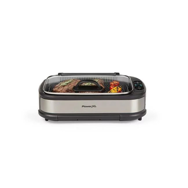 PowerXL Smokeless Grill Pro with Tempered Glass Lid and Turbo Speed Smoke Extractor Technology - ... | Walmart (US)