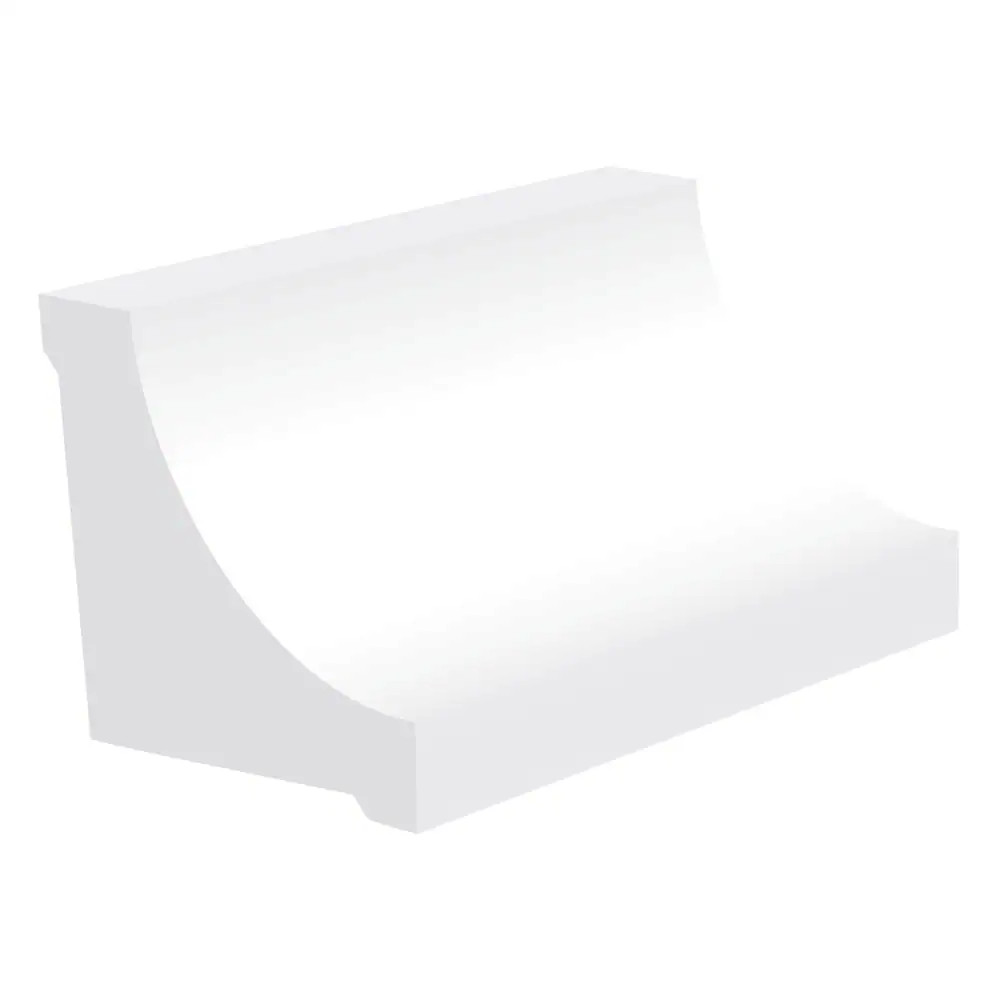 Royal Building Products 3/4-in x 8-ft Unfinished Vinyl Cove Moulding one_size in White | 5073487 | Lowe's