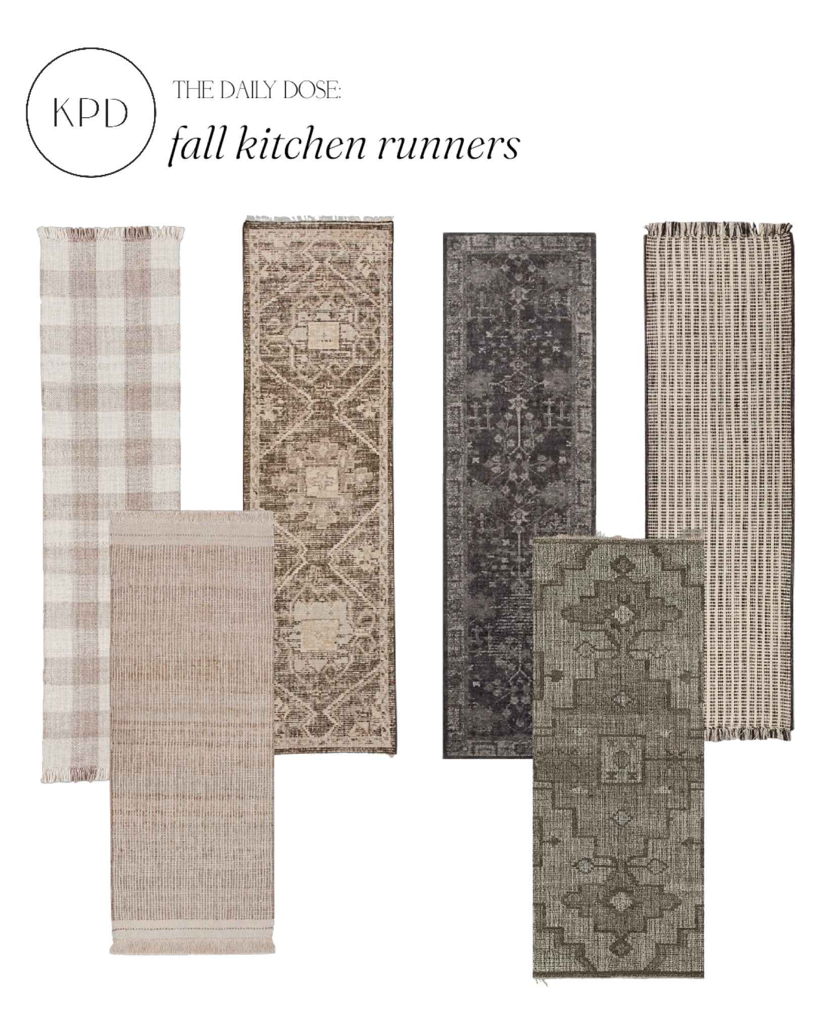 kpd the daily dose: fall kitchen runners 

#LTKhome #LTKstyletip