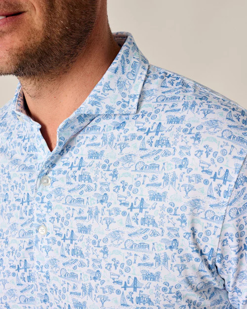 Performance Jersey Polo - 20 Years of JO Print | johnnie O