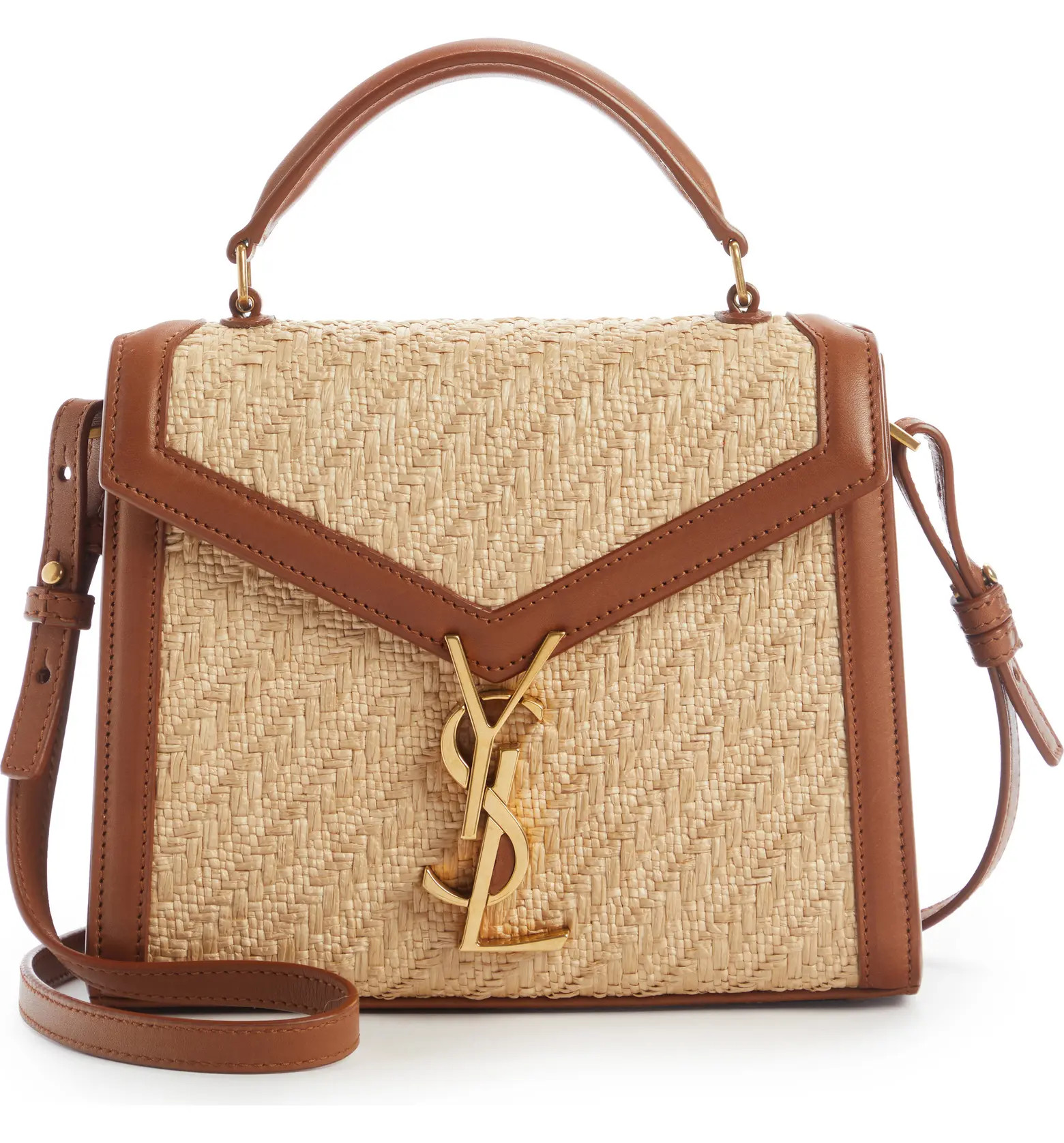 Mini Cassandra Raffia Top Handle Bag | Nordstrom