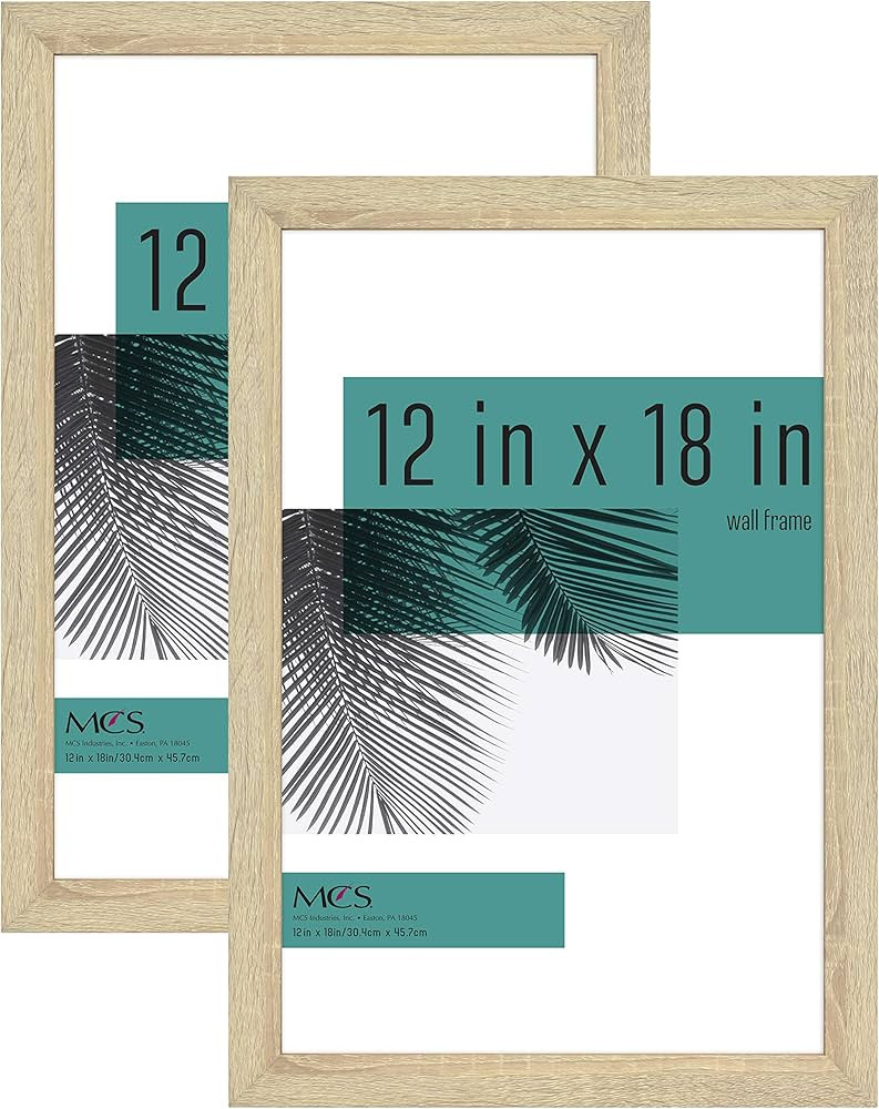 MCS Studio Gallery Frame, Natural Woodgrain, 12 x 18 in , 2 pk | Amazon (US)