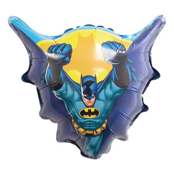 14 inch Batman Action Mini Shape Balloon (Air-Fill Only) Foil Mylar Balloon - Party Supplies Deco... | Walmart (US)