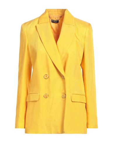 Liu •jo Woman Blazer Yellow Size 2 Viscose, Linen | YOOX (US)