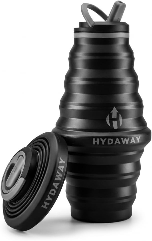 HYDAWAY 25oz Collapsible Water Bottle - BPA-Free, Leakproof, Lightweight, and Space-Saving - Perf... | Amazon (US)