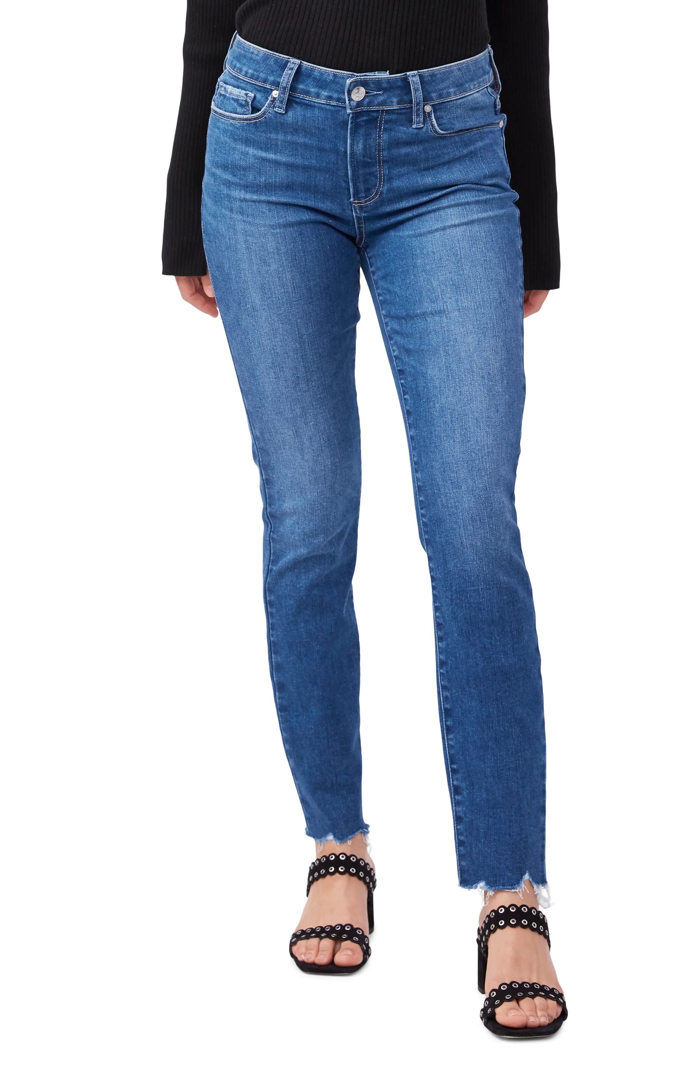 PAIGE Verdugo Ankle Skinny Jeans in Duty W/Backstage Hem at Nordstrom, Size 26 | Nordstrom