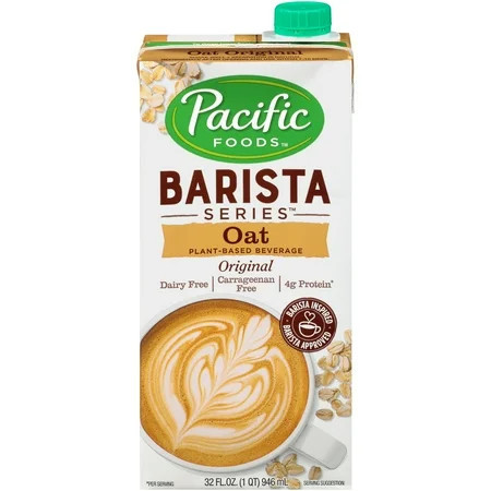 Pacific Natural Foods Oat Milk Barista Series Non-Dairy Gluten Free 32 oz. | Walmart (US)