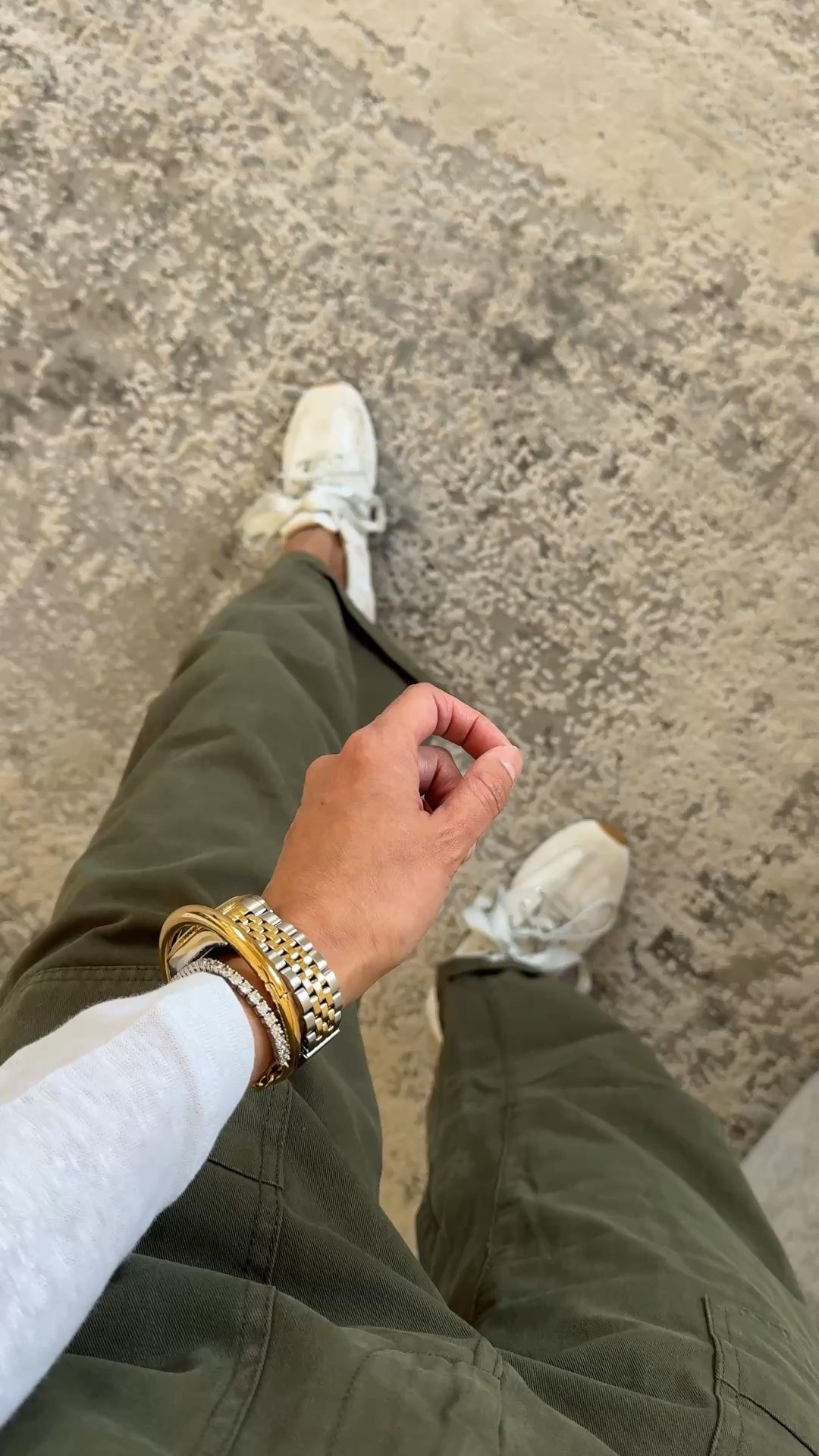 Everyday casual Spring outfit. 
Olive pants + linen long sleeve t-shirt + denim jacket. 
Ballet sneakers + delicate statement jewelry + convertible crossbody bag. 

Exact items:
-Olive pants @Pistola Denim are a good alternative to jeans. Slight barrel cut and adjustable waist. Size down. 
-Linen long sleeve tee @jcrew jcrew is a good everyday option if you like linen. Relaxed fit with a modern feel. True to size. 
-Denim jacket @levi is a good oversized option; true to size. Ideally I would like a shorter jacket with these pants; linking some I would consider if I was buying new. 
-Ballet sneakers true to size. 
-Delicate heart necklace is one of my favorite everyday purchases for Spring and Summer. Tennis necklace and tennis bracelet have an edgy feel with the combo chain link detail. 
-Mid-luxury bag @Strathberry  can be carried with the crossbody or top handle straps. 


#LTKootd #LTKOver40