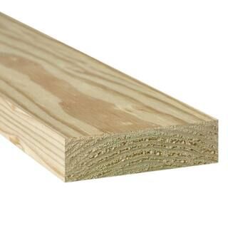 2 in. x 10 in. x 8 ft. #2 Ground Contact Pressure-Treated Lumber 106153 | The Home Depot