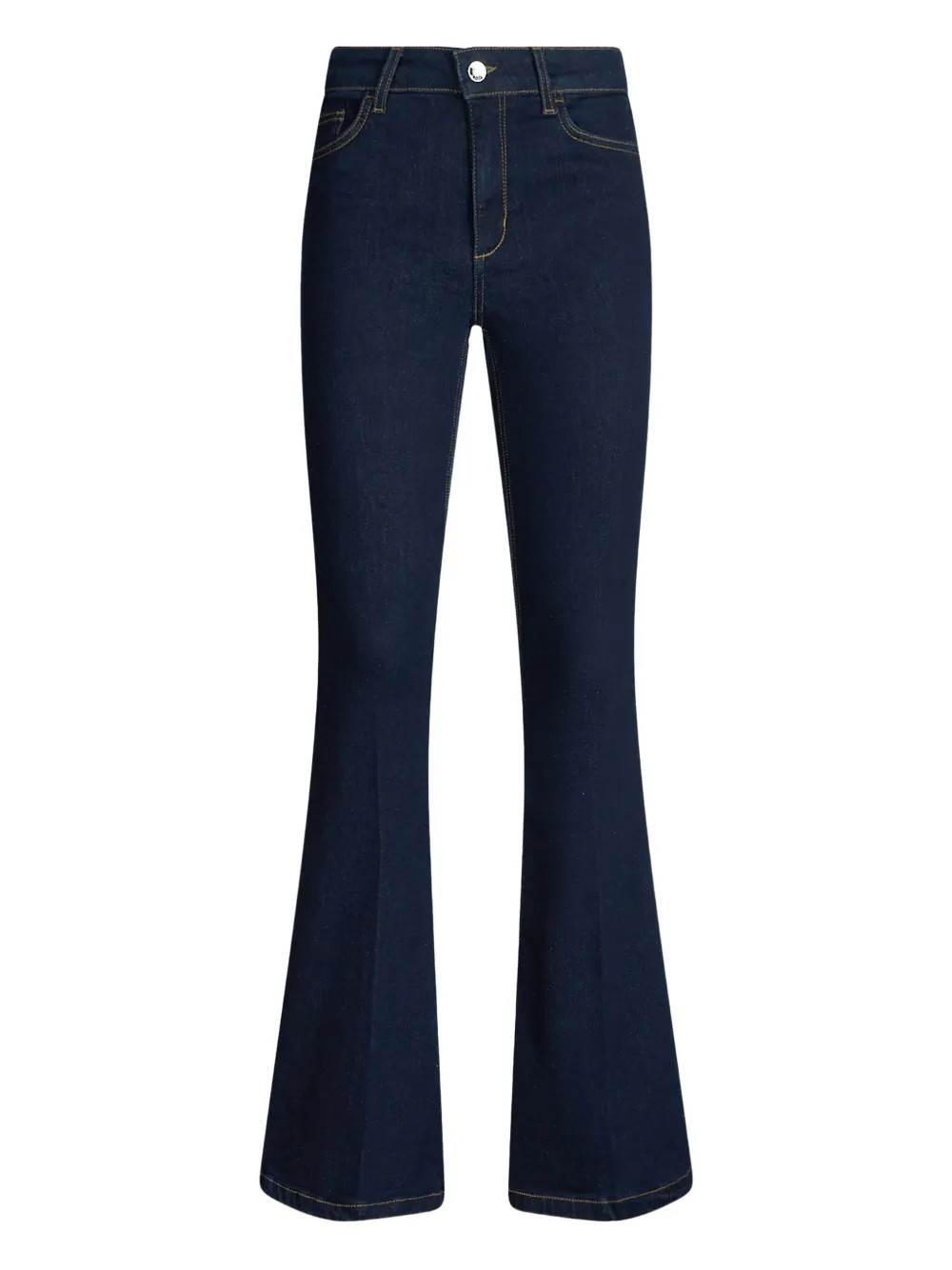 cotton flared jeans | Farfetch Global