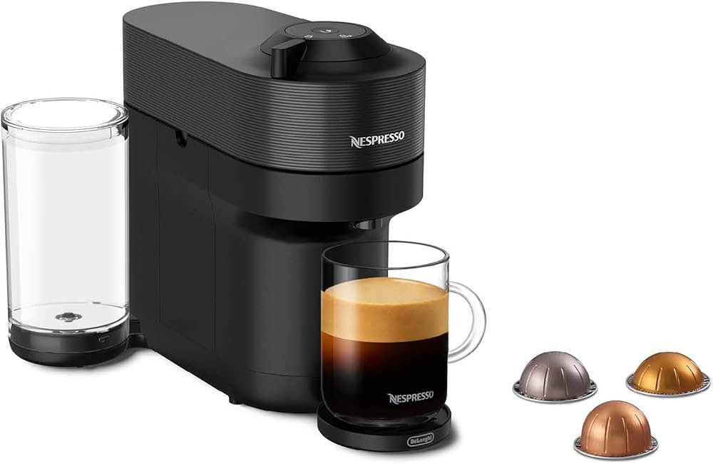 Nespresso Vertuo Pop+ Coffee and Espresso Machine by De'Longhi, Liquorice Black | Amazon (CA)