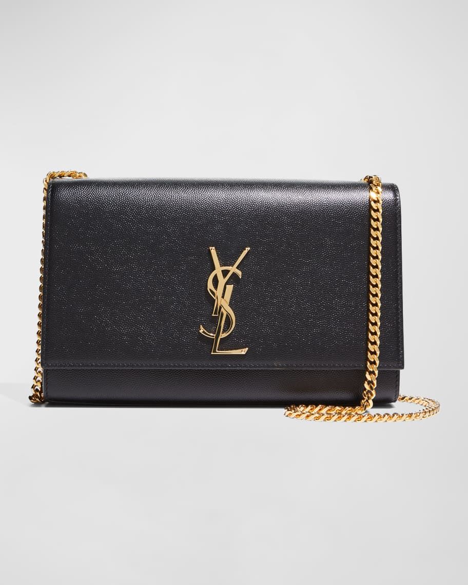Kate Medium YSL Crossbody Bag in Grained Leather | Neiman Marcus
