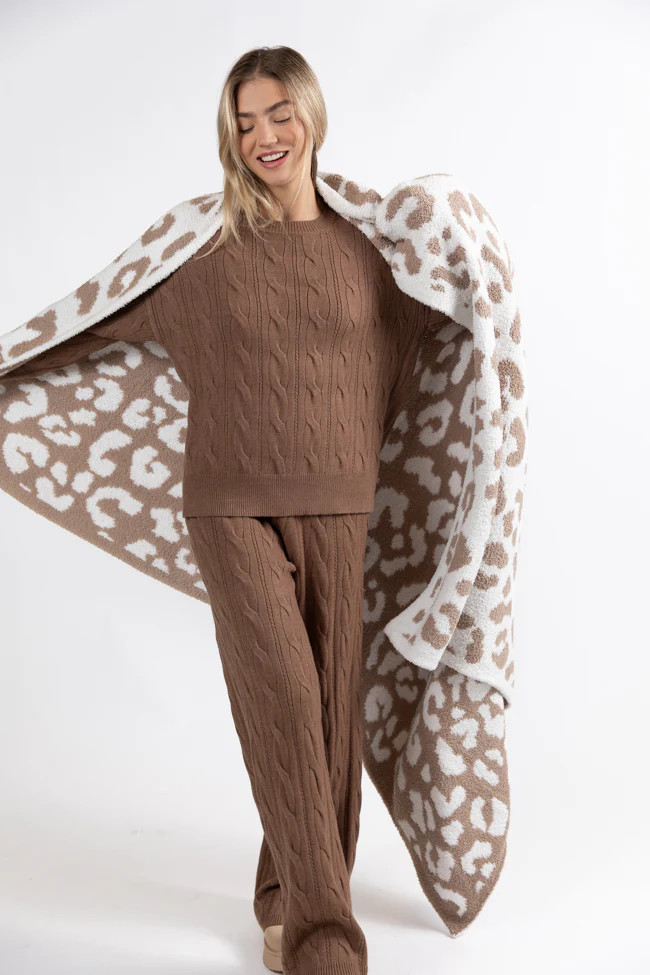 Make Me Believe Mocha Cheetah Blanket FINAL SALE | Pink Lily