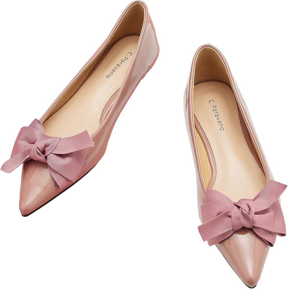 C.Paravano Flats for Women I Flats Shoes Women I Ballet Flats for Women I Pointed Toe Flats I Women’ | Amazon (US)