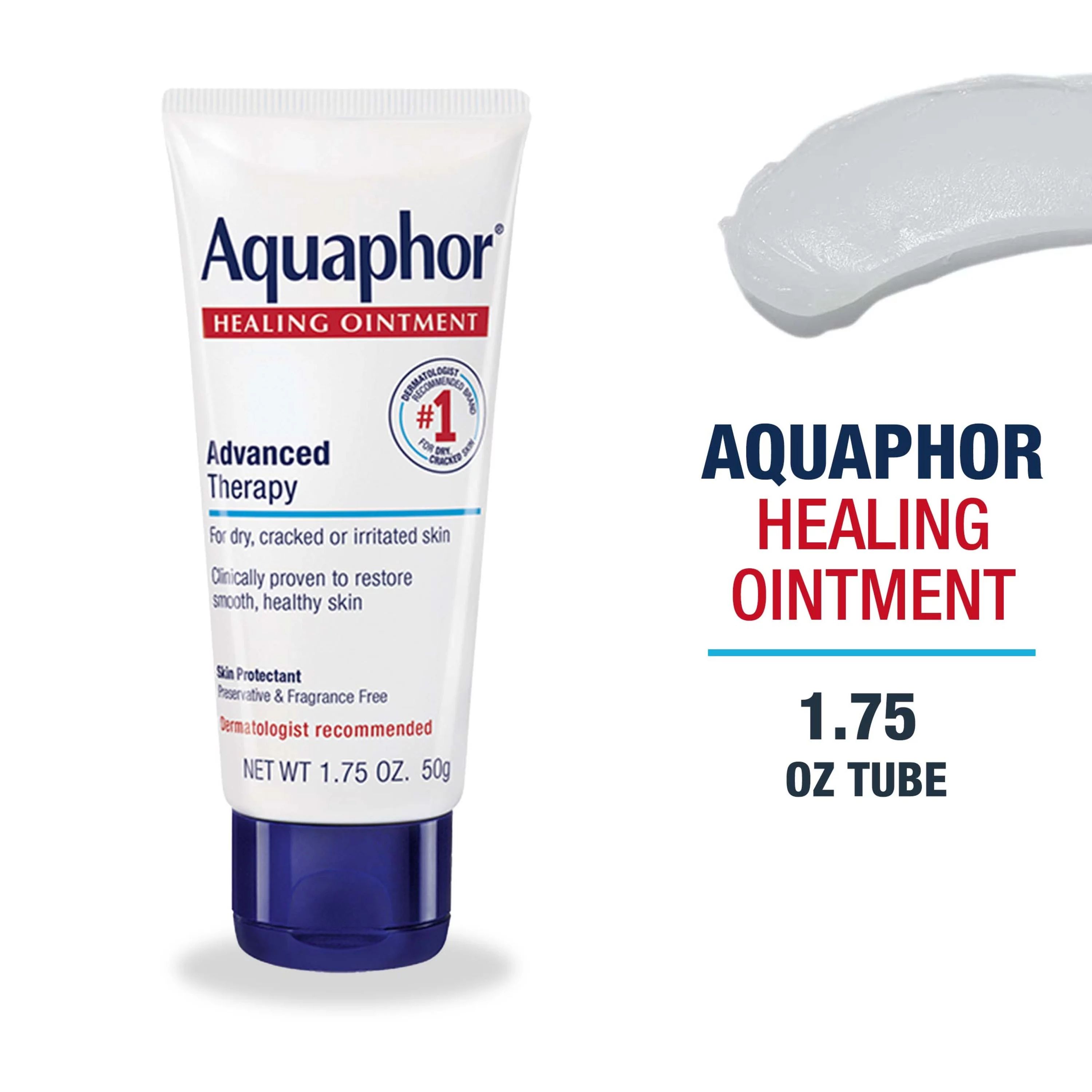 Aquaphor Healing Ointment Skin Protectant, Use After Hand Washing, 1.75 oz. Tube | Walmart (US)