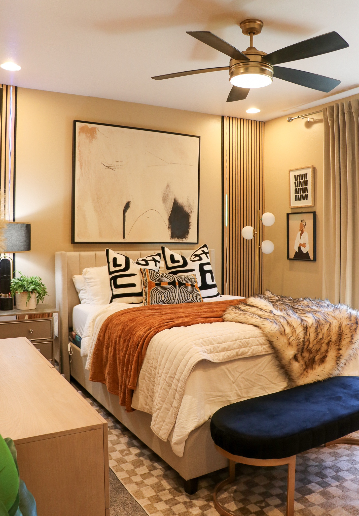 Bedroom Makeover with Wood Panels

#LTKhome #LTKfindsunder100 #LTKfindsunder50