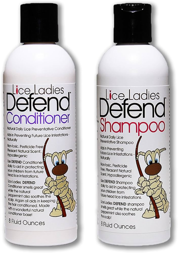 Kids Lice Prevention Shampoo & Conditioner by Lice Ladies - Daily Use Kids Lice Prevention | Prev... | Amazon (US)