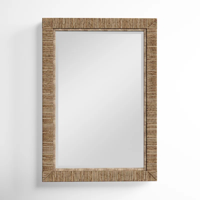 Joss & Main Adrianne Rectangle Rattan Wall Mirror & Reviews | Wayfair | Wayfair North America