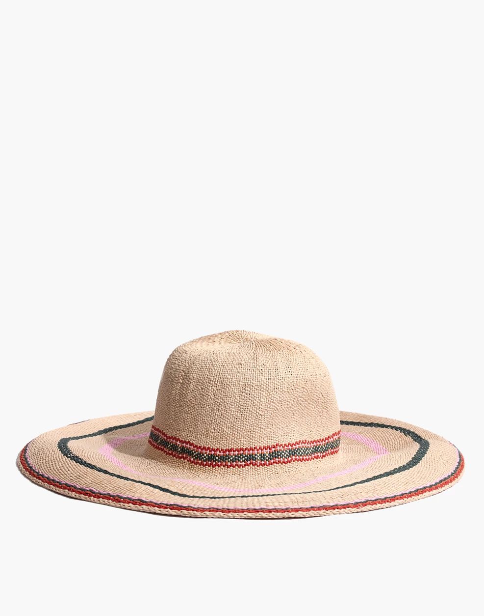 Madewell x Biltmore Tulum Striped Straw Hat | Madewell