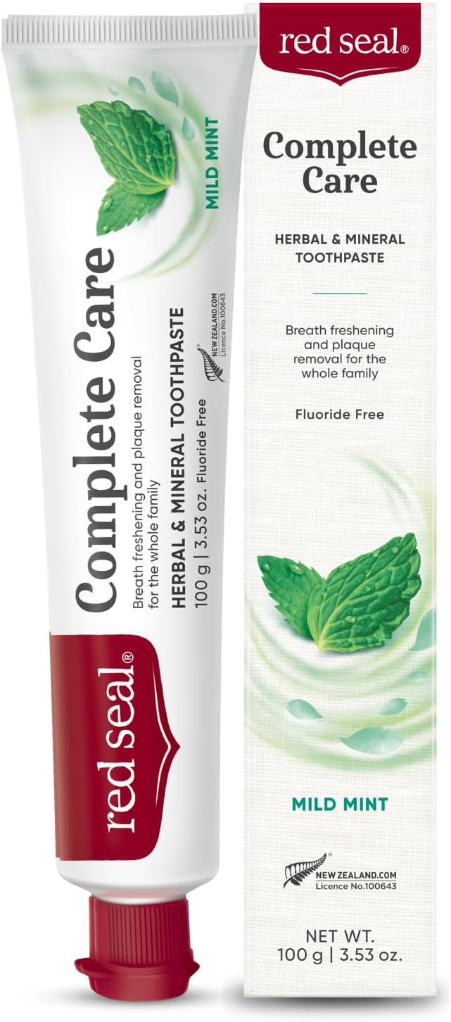 Red Seal Complete Care Mild Mint Toothpaste, NATRUE Certified Natural Toothpaste for The Whole Fa... | Amazon (US)