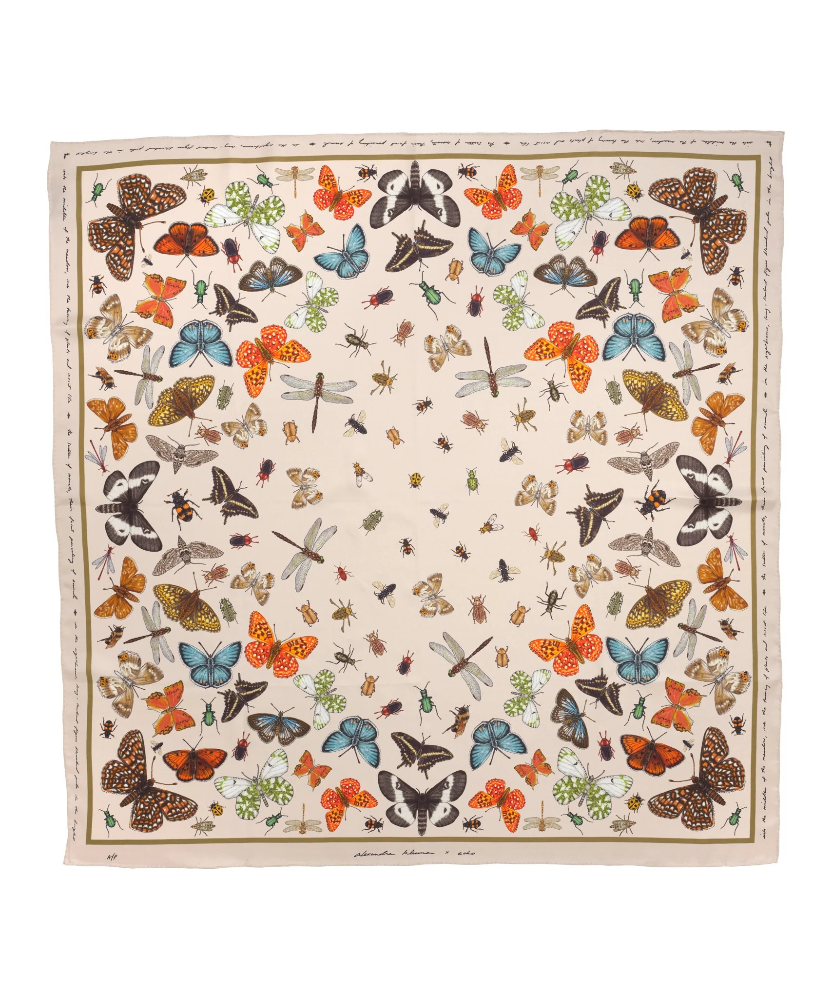 Silk Scarf | Limited-Edition Silk Scarf by Alexandra Kleeman | Echo100 | Echo New York