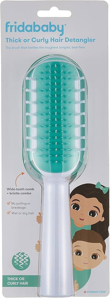Frida Baby Thick or Curly Hair Detangling Kids Brush by Fridababy, Detangles Knots Without Tears ... | Amazon (US)