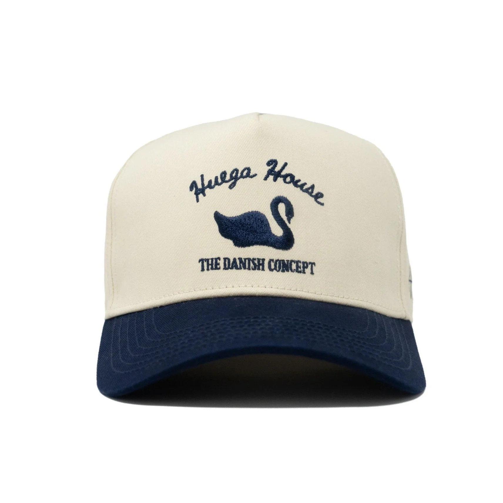 Vintage Swan | Navy & Natural Hat | Huega House