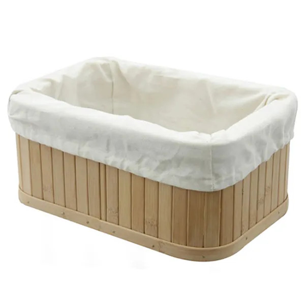 Woodford Rectangular Bamboo Storage Basket | Dunelm (migrated)