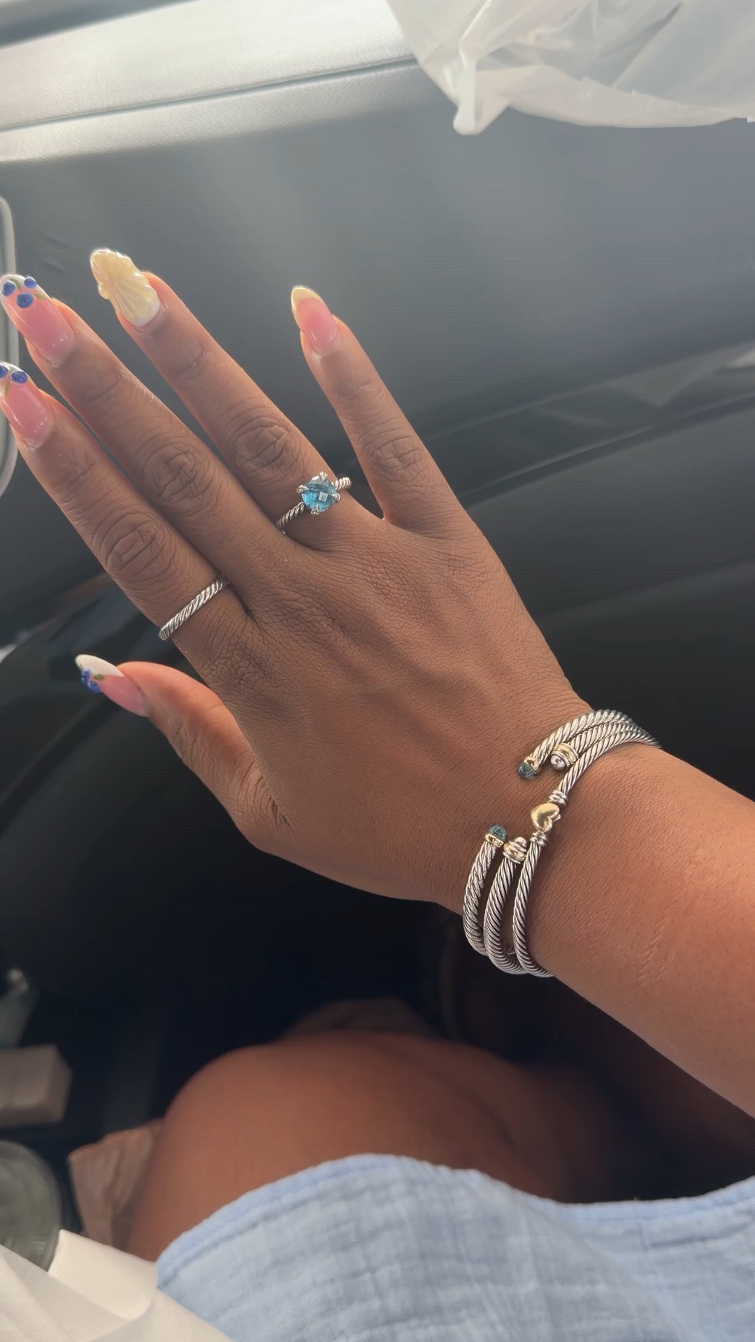 slowly but surely building
my #davidyurman stack!
say hi to my new topaz (4mm) cable bracelet
👋🏾 ✨💕 #AKCESSME #bracelet

#LTKselfcare