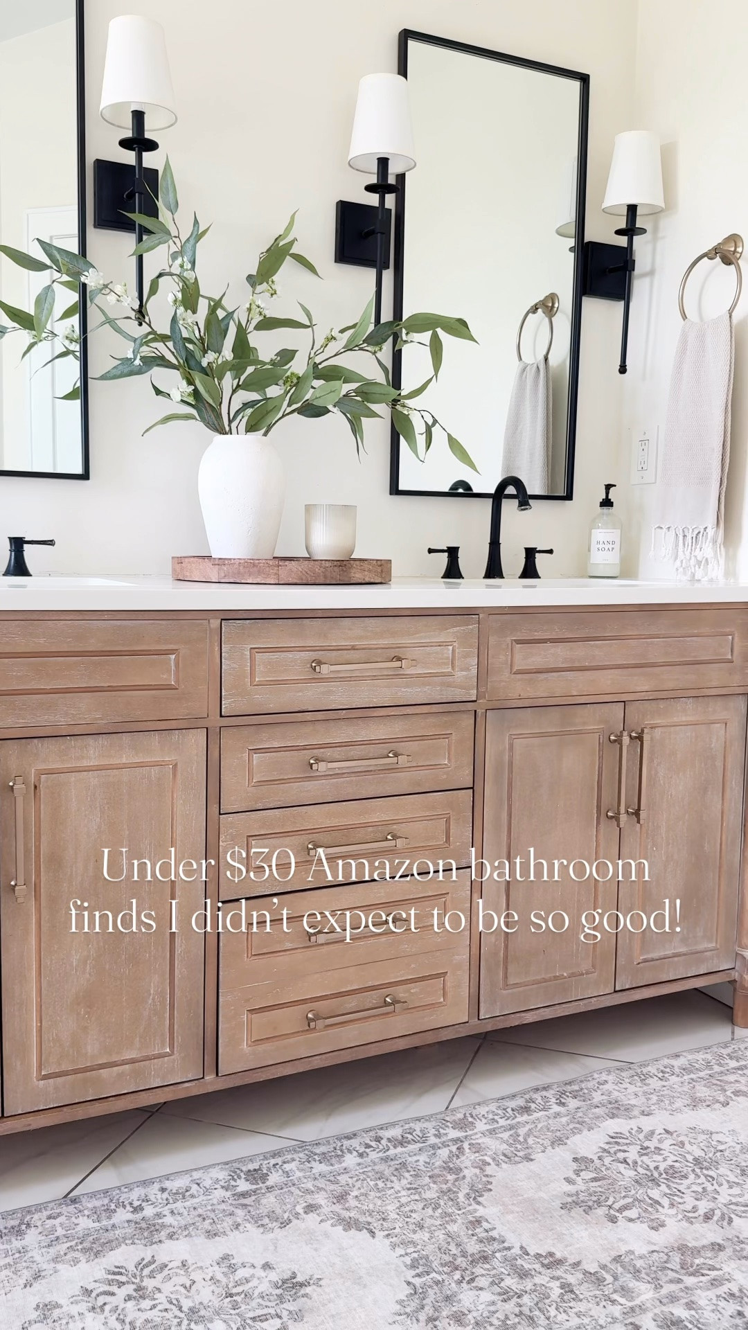 Elevate your bathroom with these decor finds all under $30!

Bathroom decor, bathroom cabinet, bathroom vanity, bathroom accessories, hand towel, bath towel

#LTKHome #LTKSaleAlert