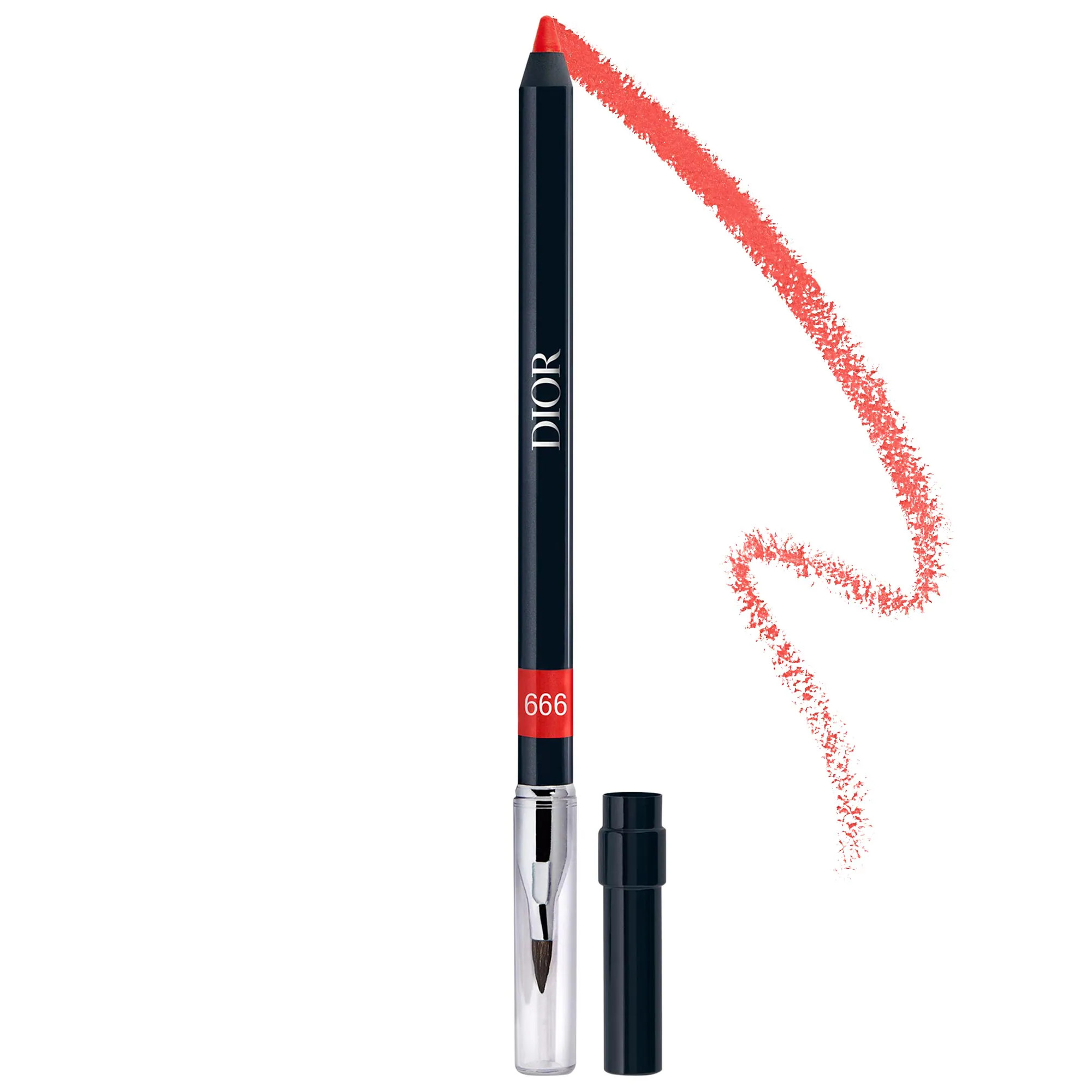 Rouge Dior Contour No-Transfer Lip Liner Pencil 999 0.04 oz | Sephora (US)