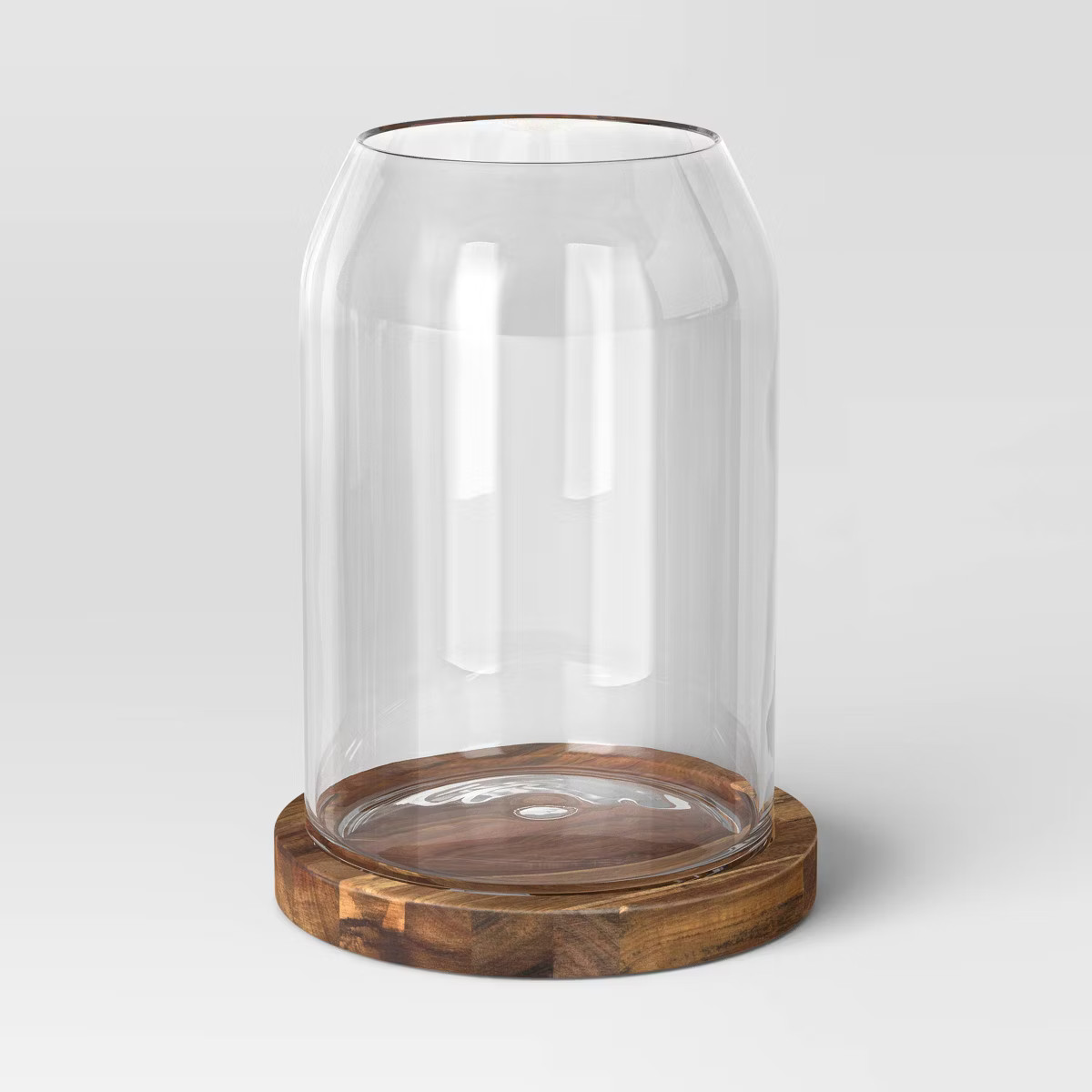 Glass Terrarium Includes Wood Base Natural Wood - Threshold™ | Target