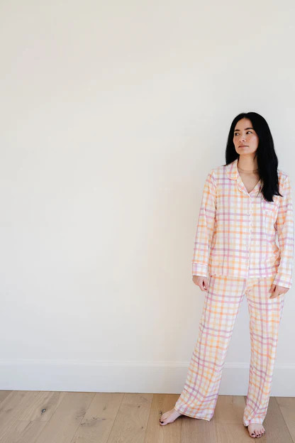 Women's Button Down Set in Hopscotch | Plain Jane